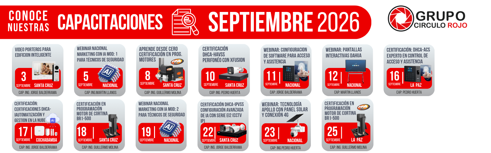 Capacitaciones sept 2026